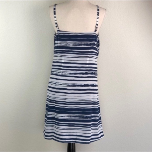 Cabi 5264 Knot Dress Nautical Stripe V-Neck Small - Picture 5 of 5